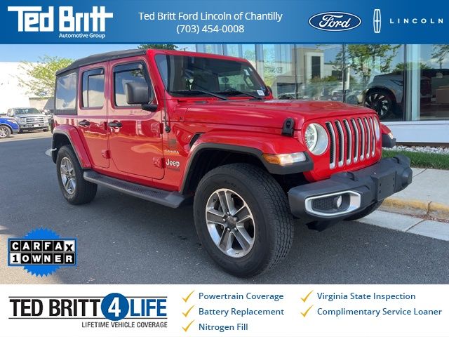 Firecracker Red Clearcoat 2021 Jeep Wrangler Unlimited Sahara 4WD SUV / Crossover Four-Wheel Drive 8-Speed Automatic