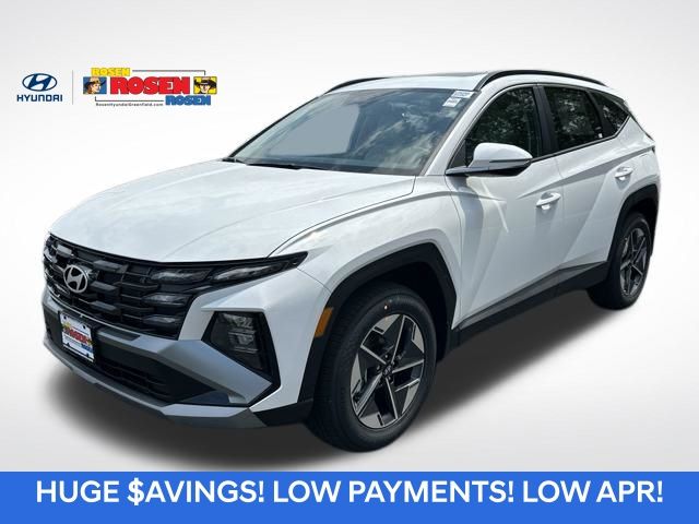 White Pearl 2025 Hyundai Tucson SEL Convenience AWD SUV / Crossover All-Wheel Drive 8-Speed Automatic