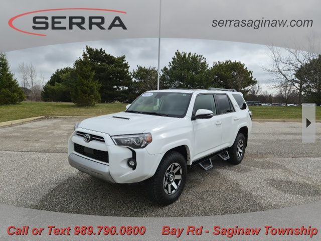 Super White 2021 Toyota 4Runner TRD Off-Road Premium 4WD SUV / Crossover Four-Wheel Drive 5-Speed Automatic Overdrive