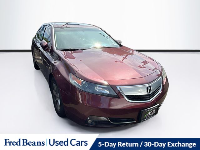 Red 2012 Acura TL FWD with Technology Package Sedan Front-Wheel Drive 6-Speed Automatic