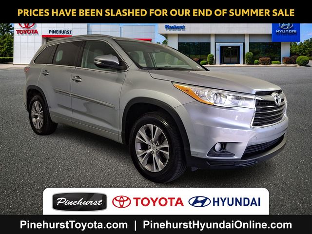 Silver 2014 Toyota Highlander SUV / Crossover Front-Wheel Drive 6-Speed Automatic Overdrive