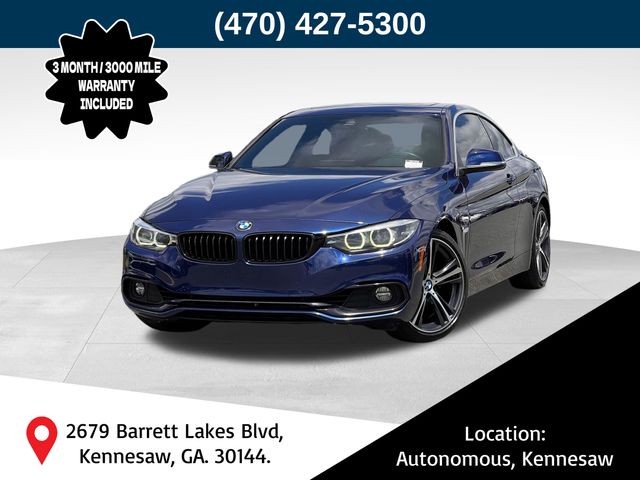 Estoril Blue Metallic 2020 BMW 4 Series Coupe Rear-Wheel Drive 8-Speed Automatic