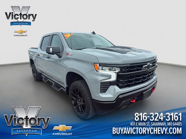 Slate Gray Metallic 2024 Chevrolet Silverado 1500 Pickup Truck Four-Wheel Drive Automatic