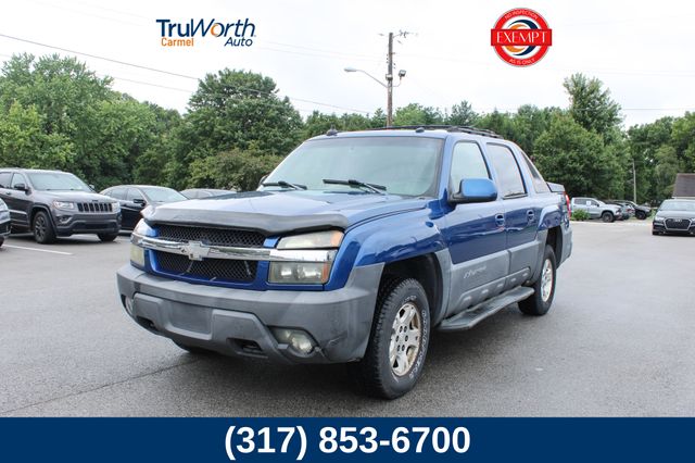 Arrival Blue Metallic 2003 Chevrolet Avalanche Pickup Truck Four-Wheel Drive 4-Speed Automatic Overdrive