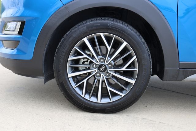 2021 Hyundai Tucson Limited Blue at Texan Dodge Chrysler Jeep Ram