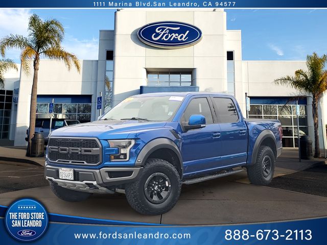 Lightning Blue 2018 Ford F-150 Pickup Truck Four-Wheel Drive Automatic
