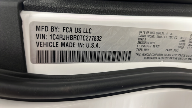 New 2026 Bright White Clearcoat Jeep Limited Reserve image 28