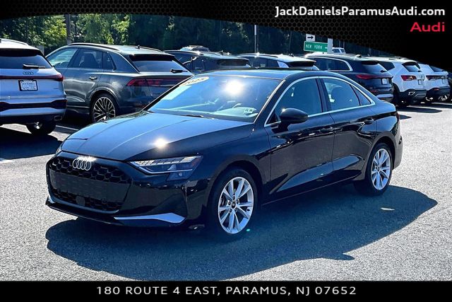 Mythos Black Metallic 2025 Audi A3 Sedan All-Wheel Drive 7-Speed Automatic