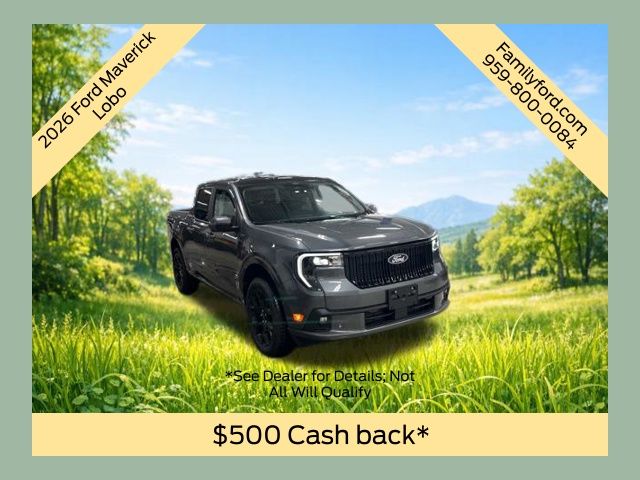 Carbonized Gray Metallic 2026 Ford Maverick Lobo SuperCrew AWD Pickup Truck All-Wheel Drive 7-Speed Automatic