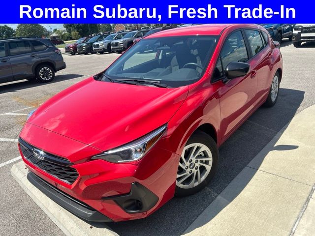 Pure Red 2024 Subaru Impreza Wagon All-Wheel Drive Continuously Variable Transmission