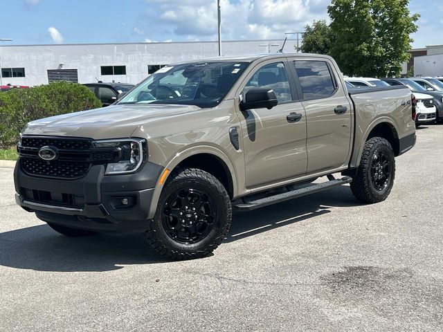 Gray 2025 Ford Ranger Pickup Truck Four-Wheel Drive Automatic