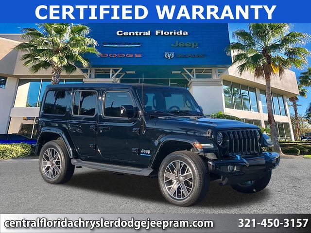 Black Clearcoat 2023 Jeep Wrangler 4xe High Altitude 4WD SUV / Crossover Four-Wheel Drive 8-Speed Automatic