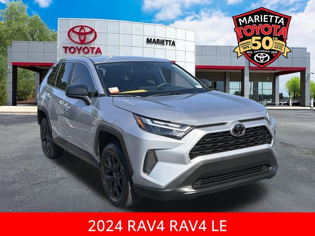 Silver Sky Metallic 2024 Toyota RAV4 LE AWD SUV / Crossover All-Wheel Drive 8-Speed Automatic