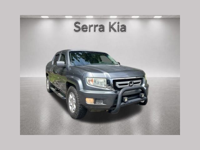 Gray 2011 Honda Ridgeline Pickup Truck Four-Wheel Drive 5-Speed Automatic