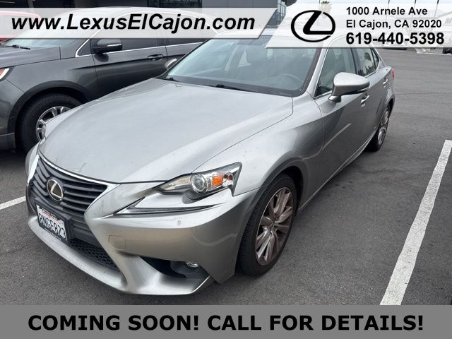 Silver 2016 Lexus IS 200t RWD Sedan Rear-Wheel Drive 8-Speed Automatic