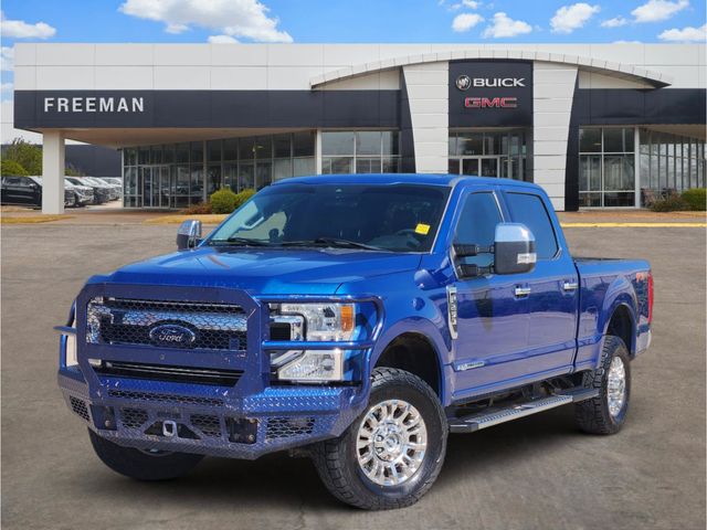 Blue Metallic 2022 Ford F-250 Super Duty Pickup Truck Four-Wheel Drive Automatic
