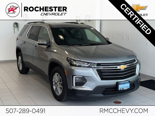 Sterling Gray Metallic 2023 Chevrolet Traverse SUV / Crossover Four-Wheel Drive 9-Speed Automatic