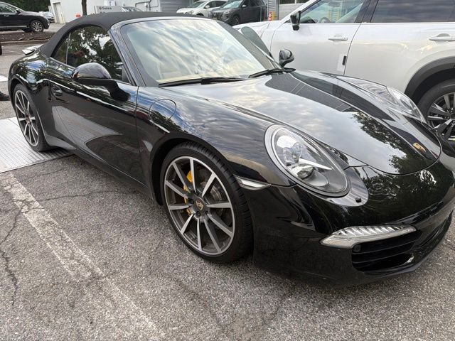 Black 2012 Porsche 911 Convertible Rear-Wheel Drive 7-Speed Automatic