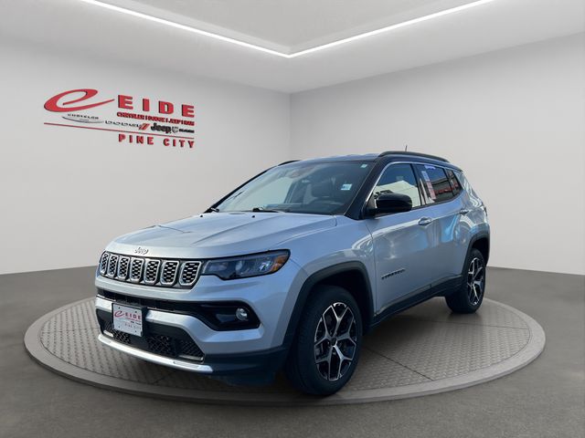 Silver Zynith Metallic Clearcoat 2025 Jeep Compass Limited 4WD SUV / Crossover Four-Wheel Drive 8-Speed Automatic