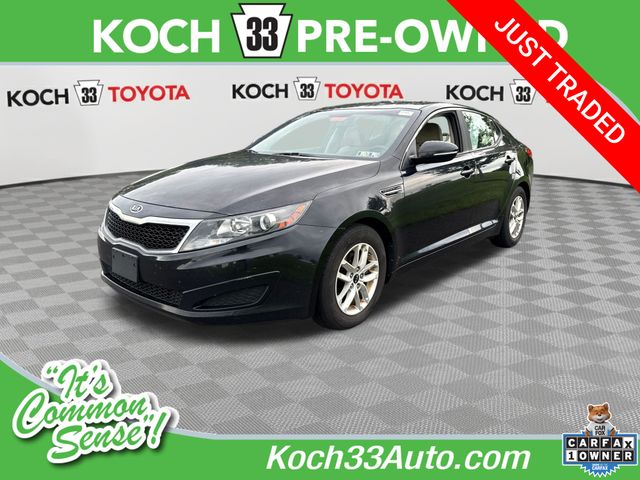 Ebony Black 2011 Kia Optima Sedan Front-Wheel Drive 6-Speed Automatic