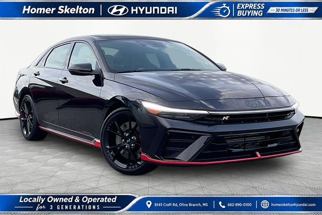 Abyss Black 2026 Hyundai Elantra N Sedan Front-Wheel Drive 8-Speed Automatic