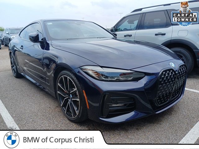 Tanzanite Blue II Metallic 2024 BMW 4 Series 430i Coupe RWD Coupe Rear-Wheel Drive 8-Speed Automatic
