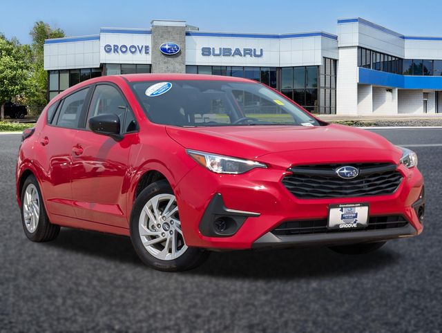 Pure Red 2025 Subaru Impreza Wagon All-Wheel Drive Continuously Variable Transmission