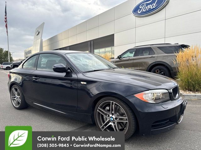 Carbon Black Metallic 2013 BMW 1 Series Coupe Rear-Wheel Drive 7-Speed Automatic