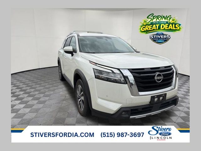 Pearl White Tricoat 2023 Nissan Pathfinder SL 4WD SUV / Crossover All-Wheel Drive 9-Speed Automatic