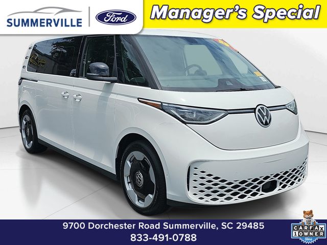 Candy White 2025 Volkswagen ID.Buzz Pro S RWD Minivan Rear-Wheel Drive Automatic