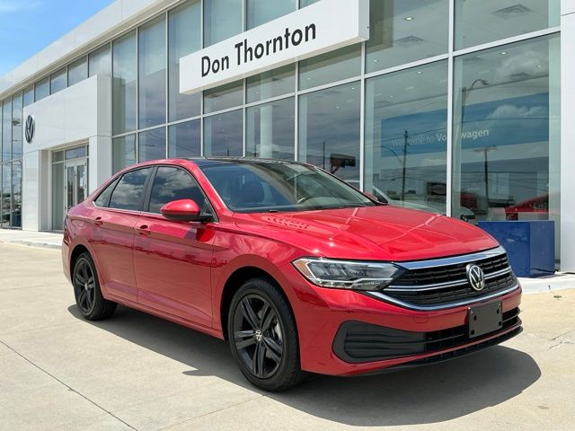 Kings Red Metallic 2023 Volkswagen Jetta Sedan Front-Wheel Drive 8-Speed Automatic