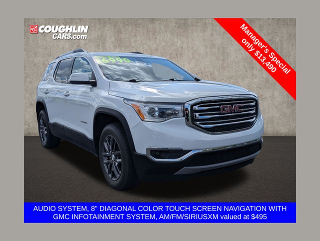 Summit White 2019 GMC Acadia SUV / Crossover Four-Wheel Drive 6-Speed Automatic