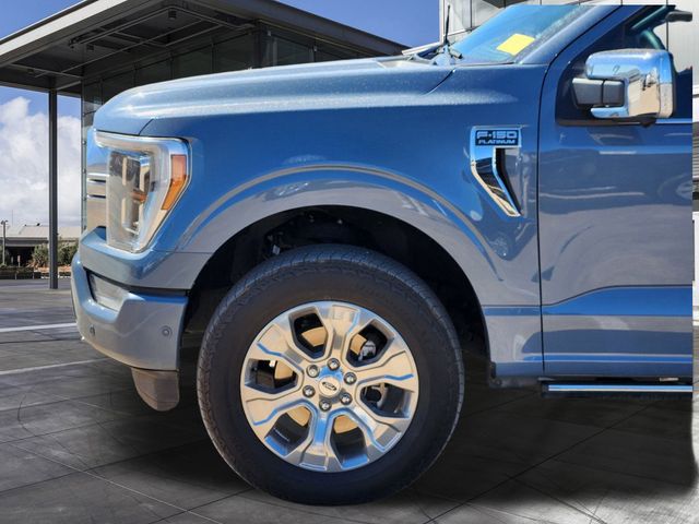 2023 Azure Gray Metallic Tri-Coat Ford F-150 Platinum 4X4 Truck