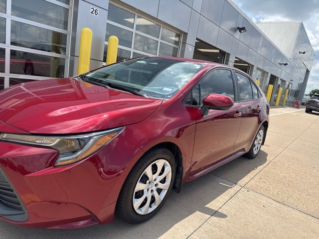 2023 Toyota Corolla LE Red at Emmons Autoplex