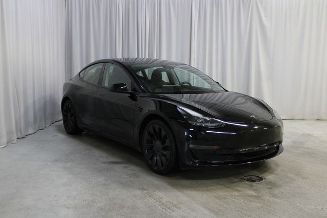 Used 2022 Black Tesla Performance image 28