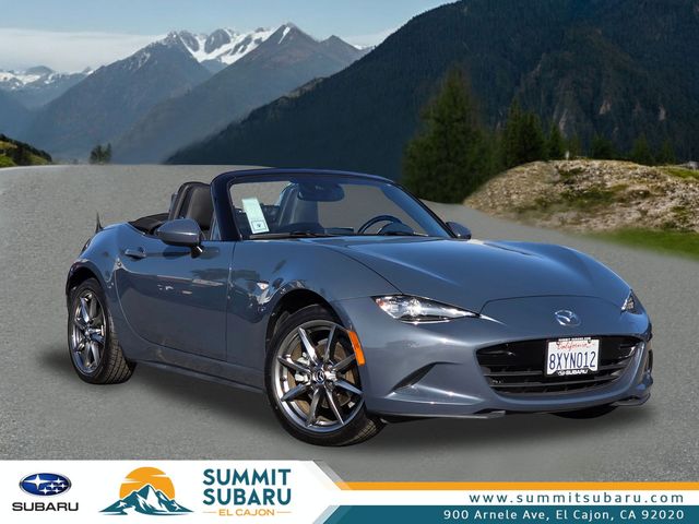 Polymetal Gray 2021 Mazda MX-5 Miata Grand Touring RWD Convertible Rear-Wheel Drive 6-Speed Manual