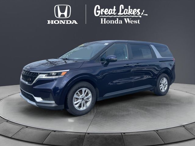 Deep Chroma Blue 2024 Kia Carnival LX FWD Minivan Front-Wheel Drive 8-Speed Automatic