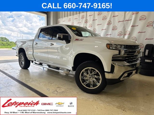 Summit White 2022 Chevrolet Silverado 1500 Pickup Truck Four-Wheel Drive 8-Speed Automatic