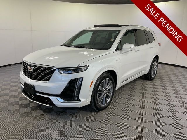Crystal White Tricoat 2025 Cadillac XT6 Premium Luxury AWD SUV / Crossover Four-Wheel Drive 9-Speed Automatic