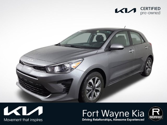 Steel Gray 2023 Kia Rio5 Wagon Front-Wheel Drive Continuously Variable Transmission