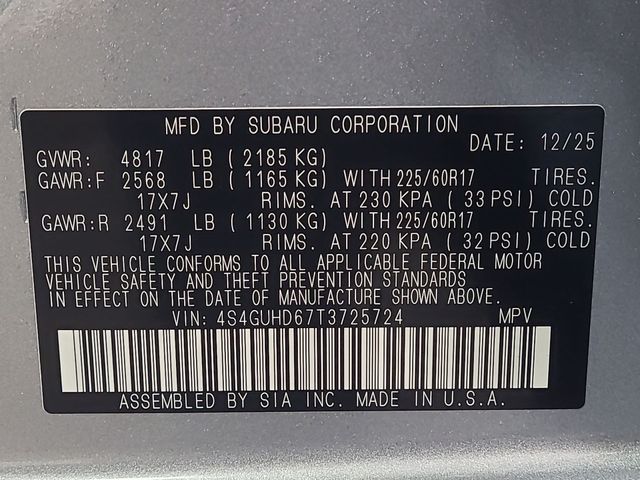 2026 – Subaru – Crosstrek