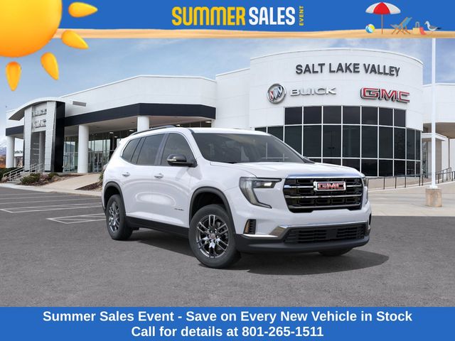Summit White 2026 GMC Acadia SUV / Crossover Four-Wheel Drive 8-Speed Automatic