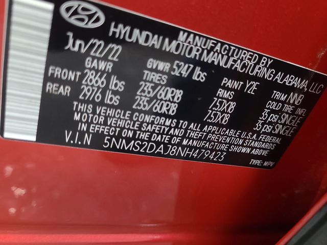 2022 – Hyundai – Santa Fe