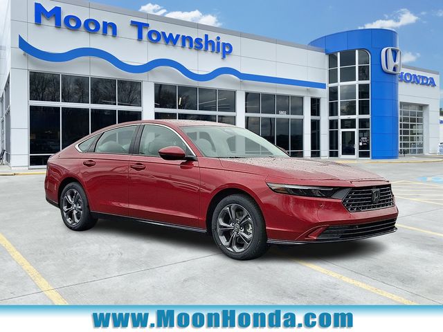 Radiant Red Metallic 2026 Honda Accord Hybrid Sedan Front-Wheel Drive Continuously Variable Transmission
