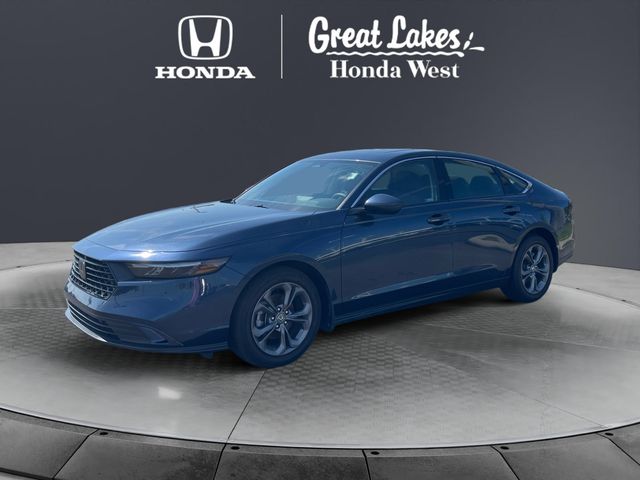 Canyon River Blue Metallic 2024 Honda Accord Sedan Front-Wheel Drive Continuously Variable Transmission