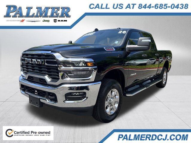 Diamond Black 2026 RAM 2500 Big Horn Crew Cab 4WD Pickup Truck Four-Wheel Drive 8-Speed Automatic