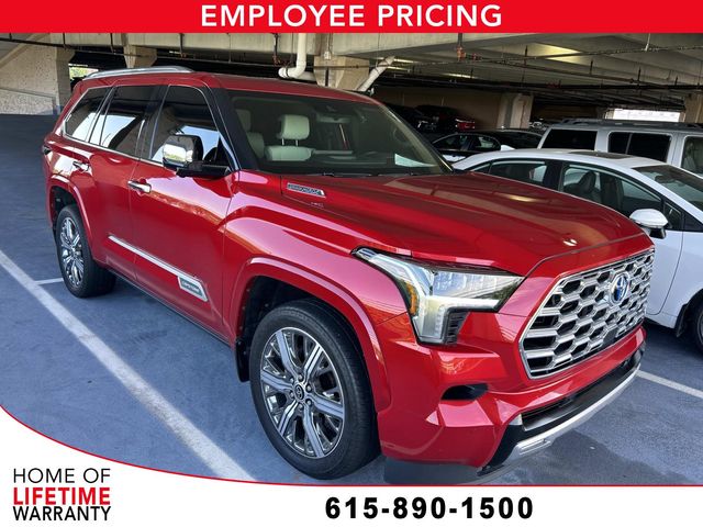 Red 2023 Toyota Sequoia SUV / Crossover Four-Wheel Drive Automatic