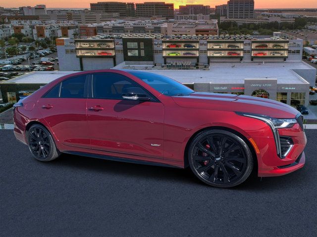 Radiant Red Tintcoat 2023 Cadillac CT4 V-Series RWD Sedan Rear-Wheel Drive Automatic