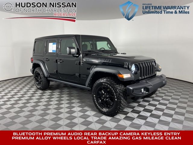 2021 Black Clearcoat Jeep Wrangler Unlimited Willys SUV
