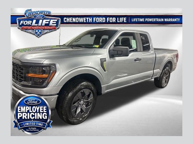Silver Metallic 2025 Ford F-150 Pickup Truck Four-Wheel Drive Automatic